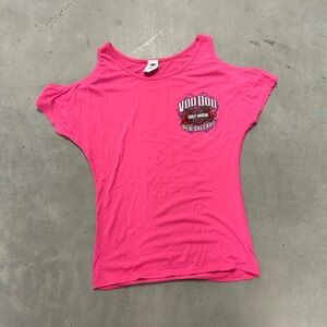 Y2K Harley‎ Davidson Pink Shirt